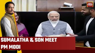 Mandya MP Sumalatha \u0026 Son Meet PM Modi | State Of War Karnataka