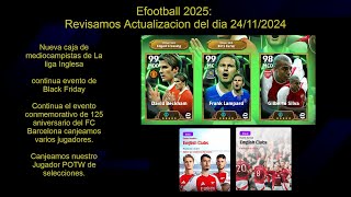 Efootball 2025: Revisamos las novedades de la semana.