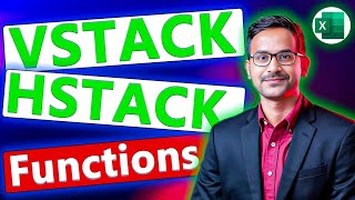 Vstack and Hstack Functions | Vstack and Hstack Formulas | Vstack and Hstack Full Tutorials | #excel