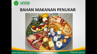 Aplikasi Bahan Makanan Penukar dalam Proses Penyusunan Menu