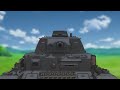 girls und panzer vs t 34 anime vs film