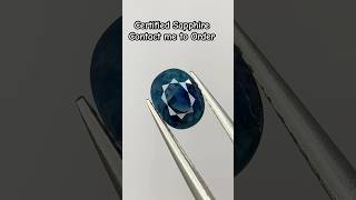 💎 Natural Sri Lankan Sapphire | Certified Oval Gemstone | 1.67 Carats