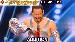 Kevin Krieger “Robot”  the Not So High Tech Act - Comedy America's Got Talent 2018 Audition AGT