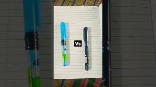 Rollerball pen vs fountain pen. trimax vs  linc funtoon fountain pen. #shorts @Mrniko8751