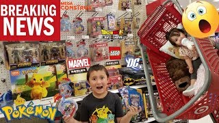 HUNTING FOR ALL THE NEWEST CARDS & RAREST TOYS AT TARGET! WE FOUND NEW POKEMON, LEGO, ROBLOX & MORE!