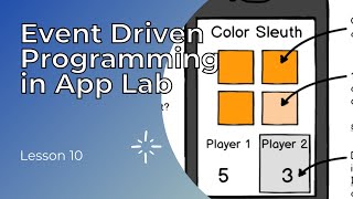 Code.org Event-Driven Programming in App Lab Lesson 10