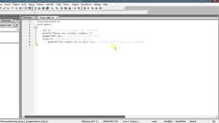 C Tutorial 3: Even/Odd/Zero program | Understanding the if statement