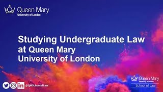 Queen Mary University of London Hukuk Fakültesi Webinarı