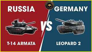 Who Wins!! Leopard 2 vs T-14 Armata: Which Tank is the Most Powerful | Military Summary