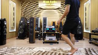 test loa sonus faber OLYMPICA III của ý với amly mcintosh MA8900 chất âm tuyệt hay.