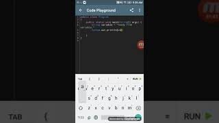 02. Java Tutorial on Android Phone, Solo Learn Code Playground, Variables