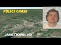 man in jail following hour long police chase in jamestown