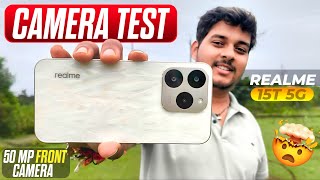 Realme 15T 5G camera test - video quality 😱 | realme 15t portrait 50mp front camera review & zoom