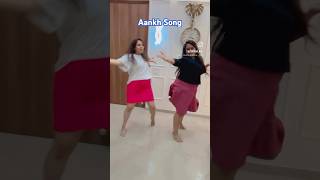 Aankh dance #aankh #ankh #dance #newyear2025 #bffs #shortskirt #blacktop #whitetop