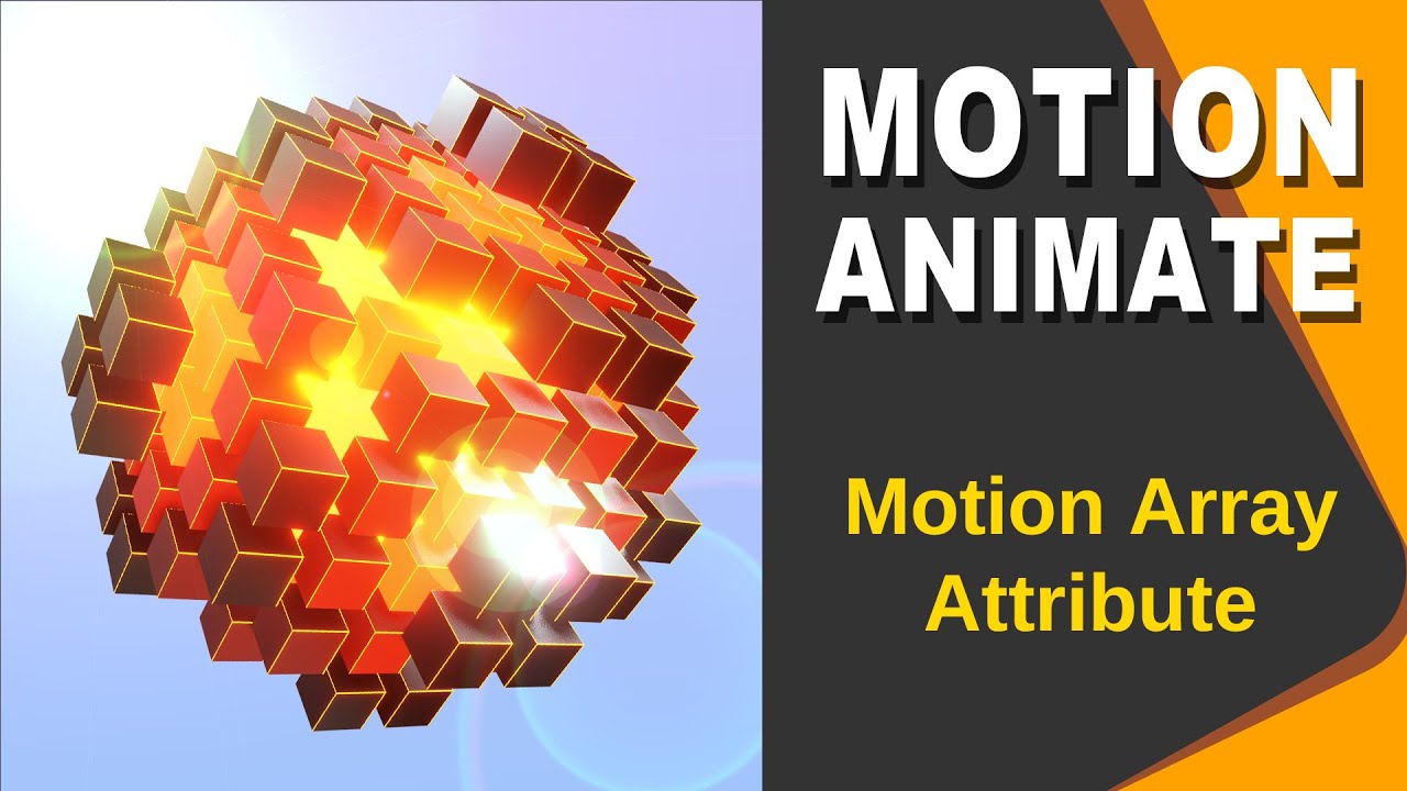 Motion Animate Tutorial Motion Array Use Attributes In Materials