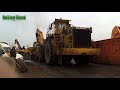 extreme dangerous bulldozer heavy equipment operator skill amazing modern construction machinery