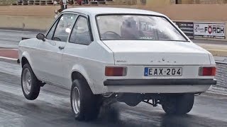 Ford Escort Mk2 Cosworth runs 11.52