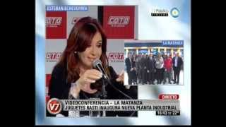 Visión Siete: La presidenta inauguró obras en provincia de Buenos Aires y Catamarca