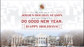 2017 Holiday Greetings from UMD