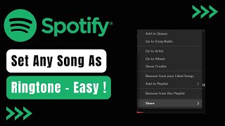 How To Set Spotify Songs As Ringtone Android /iOS (EASY Guide)