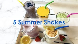 5 Easy Milkshakes for Summer | 夏日奶昔