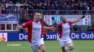 Prachtgoal Anco Jansen lijkt op FC Emmen D2 goal Edgar Meijles