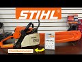 HOW TO PUT A CHAIN ON A STIHL CHAINSAW