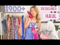 BEST HAUL EVER! 🎉 $900+ DESIGNER CLOTHING HAUL to RESELL on Poshmark, eBay, & Mercari! | TheRealReal