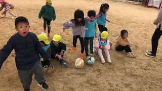 ２０２５年２月４日のdivertir（ディヴェルチール）サッカースクールの保育園巡回指導