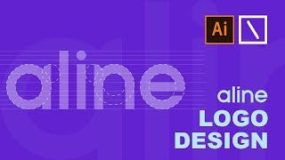 aline Logo Design | Adobe Illustrator Tutorial