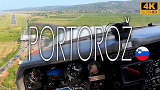 VFR Flight from LDLO to LJPZ | Stunning 4K PoV Summer Journey to Portorož