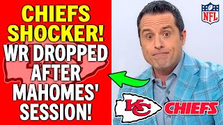 🏈🚨 BREAKING! MAJOR WR CUT POST-MAHOMES WORKOUT! WHY? KC CHIEFS NEWS TODAY