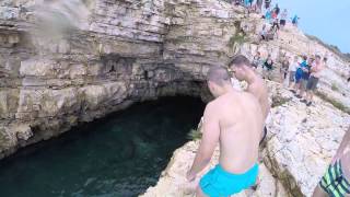 (2) 2015.08.21. - Kap Kamenjak - Cliff jump from about 6-8 meters