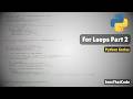 Python - For Loops with Dictionaries