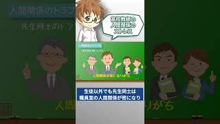 教師を辞めたくなる最大の理由は人間関係のストレス