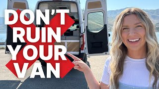 This ONE Mistake Can Ruin Your Van Life Cabinetry 😱