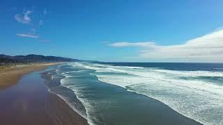 Manzanita Beach Drone View