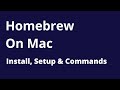 Homebrew - How To Install and Use Homebrew on macOS
