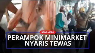 Detik-detik Perampok Babak Belur Diamuk Massa, Warga Balok dan Tendang Kepala Pelaku