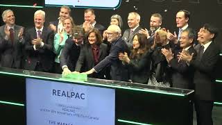 REALPAC Opens the Market Wednesday, March 29, 2023