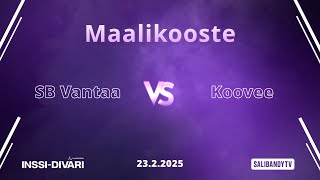 Maalikooste: SB Vantaa - Koovee (Inssi-Divari M)