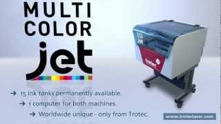 Trotec Multi Color Jet - Multi Color Stamp Production System