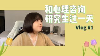 Vlog 1｜北美心理咨询研究生的一天｜督导，实习，上课