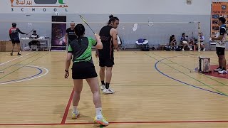 Ken/Gynnie VS Isko/Thel (10 Jul 2024 : BSQ Mini Match Madness - Game 2) #qatarbadminton