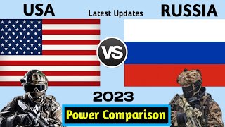 USA vs Russia military power comparison 2023 | Russia vs USA military power | world military power