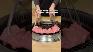 The most popular high-quality Wagyu beef yakiniku in Osaka!! #japan  #japanesefood #japantrip