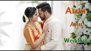 wedding Of Arun \u0026 Anu 08-02-2025 At  11.30 a.m St Augustine,s Church Thuraoor Fodieo Film,s