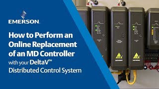How to perform an online replacement of an MD controller with your DeltaV Distributed Control System