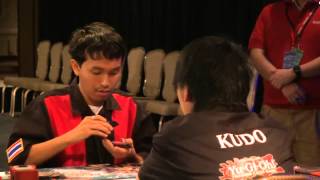 YUGIOH WORLDS 2013 - Hiromi Kudo [JP] vs Weerapun Suebyoubol [TY] Game 1