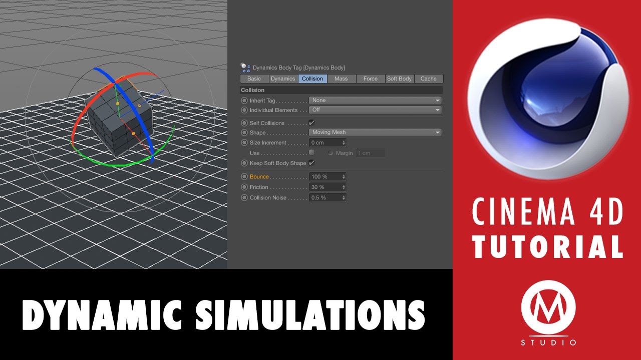 Learn Dynamics In Cinema 4D In 3 Minutes - YouTube